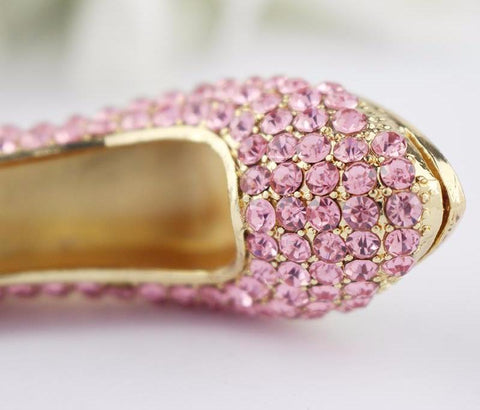 High Heel Crystal Key Chain