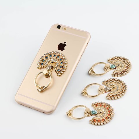 Luxury Peacock Phone Ring